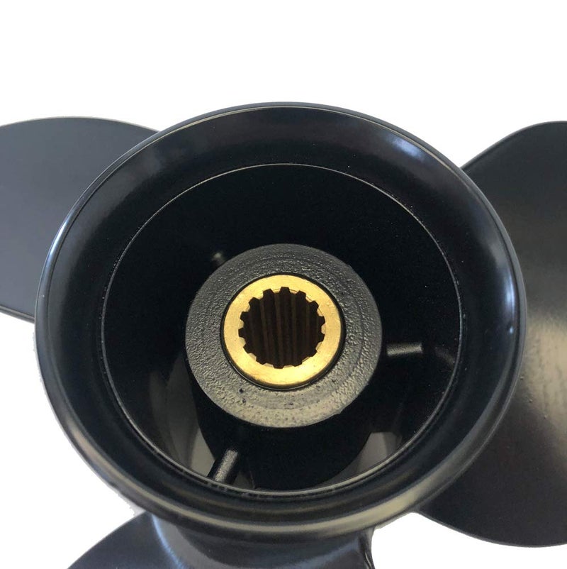 COPKINGO Boat Propeller 9 1/4x9 for Mercury Outboard 9.9-20HP 14 Tooth/Outboard Propeller for Tohatsu Engine 9.9HP 15HP 18HP 9.25x9 - Image 5